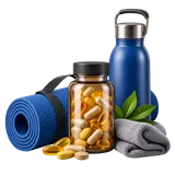 Suplementos e itens relacionados à saúde e ao bem-estar