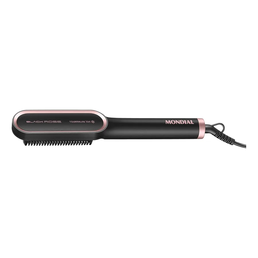 Escova Alisadora Mondial Black Rose