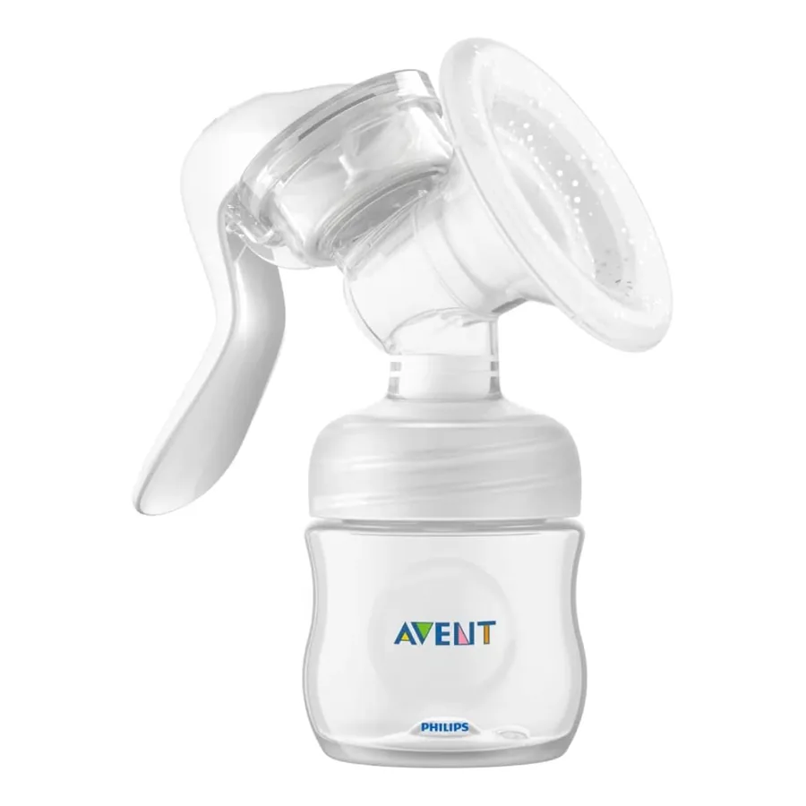 Extrator Philips Avent Essential em cor neutra com frasco Pétala 125ml